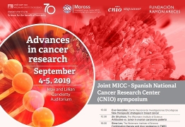 CNIO-MICC Joint Conference // Sept 3-5, 2019 
